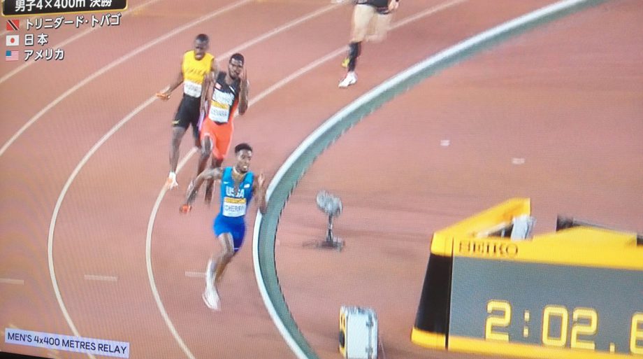 世界リレー男子4x400mトリニダード・トバゴチーム優勝!